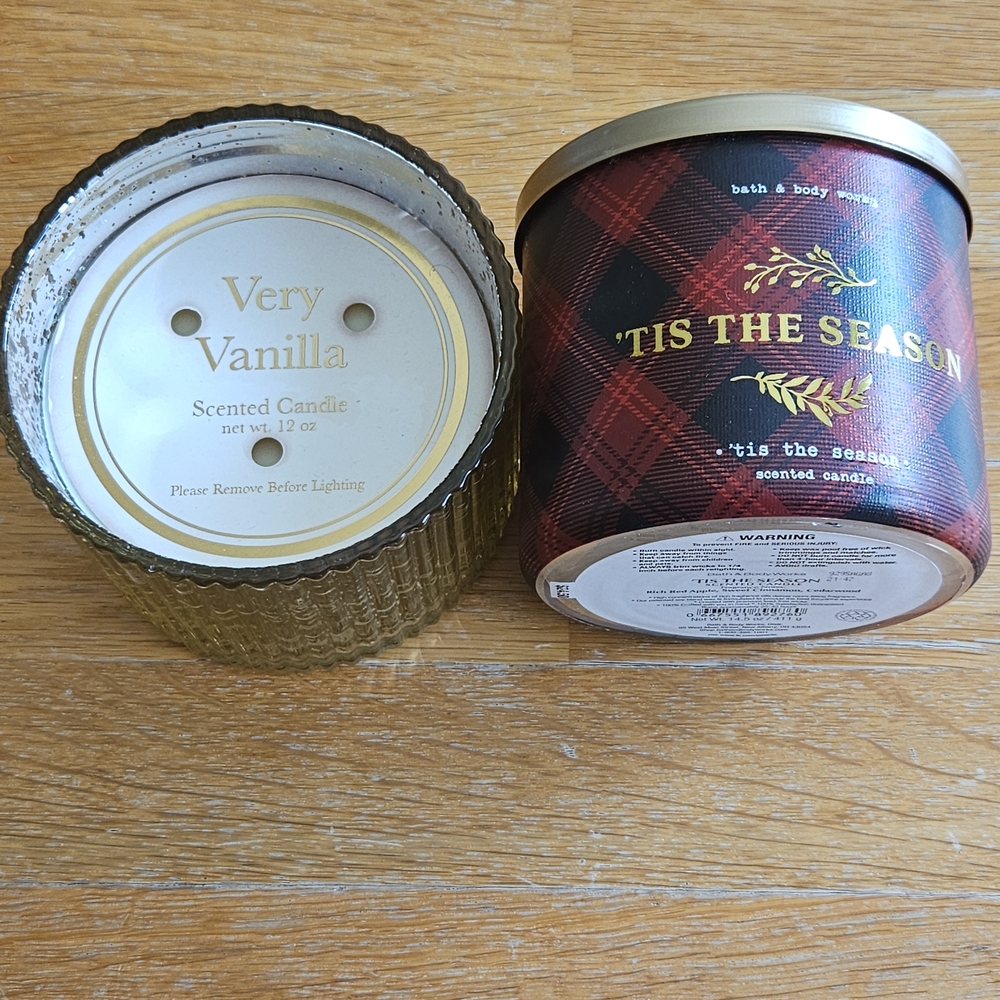 'Tis the Season and Very Vanilla Candle Set